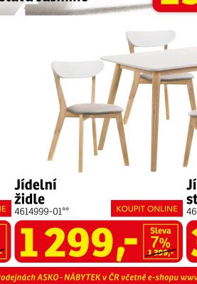 Jídelní židle - ASKO akcniletaky.com