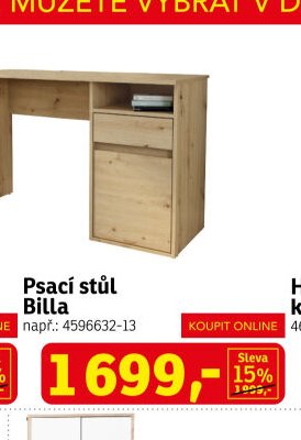 Psací stůl Billa - ASKO akcniletaky.com