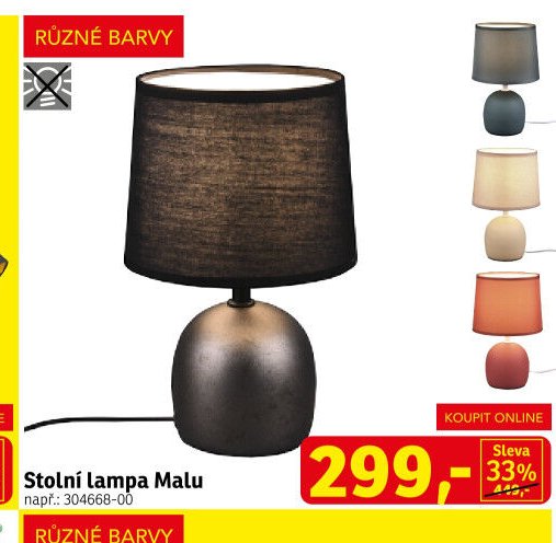 Stolní lampa Malu - ASKO akcniletaky.com