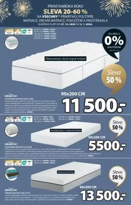 akční leták Jysk 27.12.2023-6.1.2024