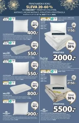 akční leták Jysk 27.12.2023-6.1.2024