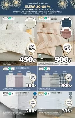 akční leták Jysk 27.12.2023-6.1.2024