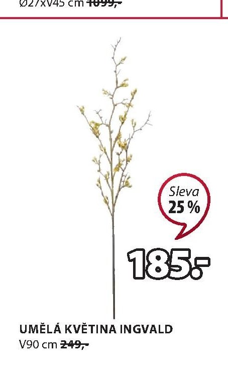UMĚLÁ KVĚTINA INGVALD - Jysk akcniletaky.com