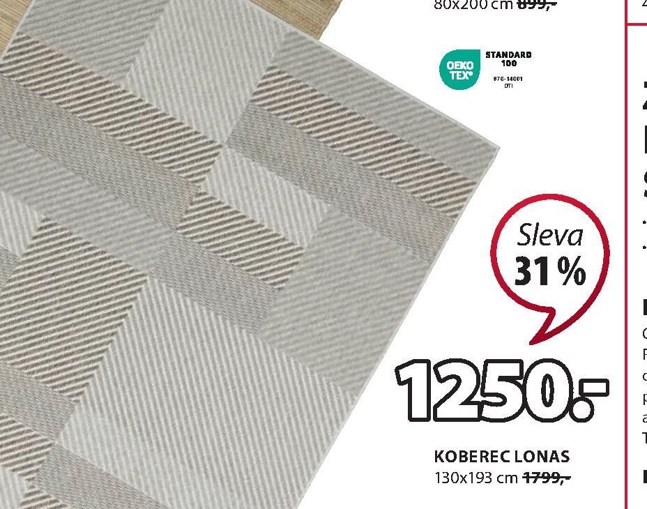 KOBEREC LONAS 130x193 cm - Jysk akcniletaky.com