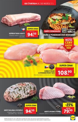 akční leták Lidl 4.1.2023-7.1.2023
