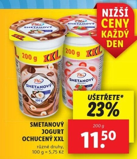 Smetanový jogurt ochucený XXL