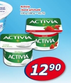 Jogurt ochucený Activia Danone