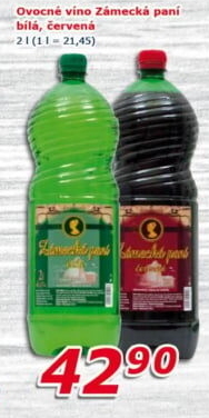Víno stolní Zámecká paní