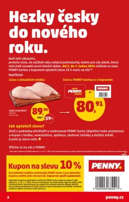 akční leták Penny Market 2.1.2023-3.1.2023