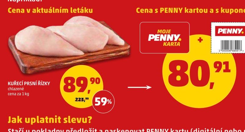 Kuřecí prsní řízky chlazené