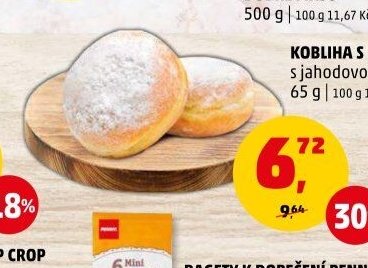 Kobliha s ovocnou náplní
