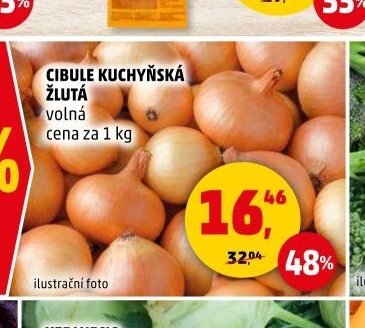 Cibule kuchyňská žlutá