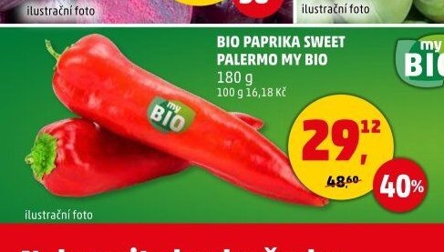 Bio paprika Sweet Palermo My Bio