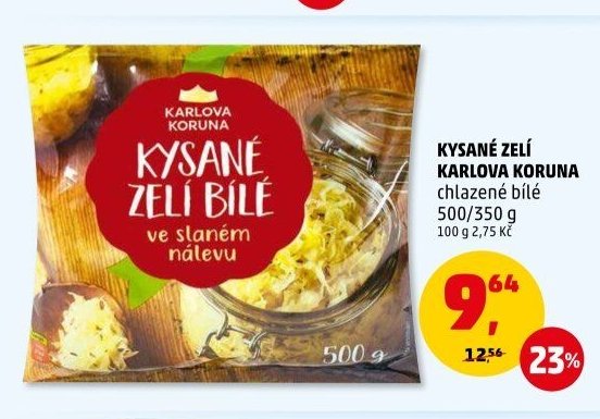 Kysané zelí Karlova Koruna 500/350 g