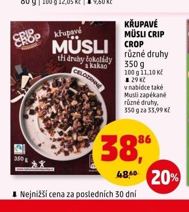 Křupavé müsli Crip Crop
