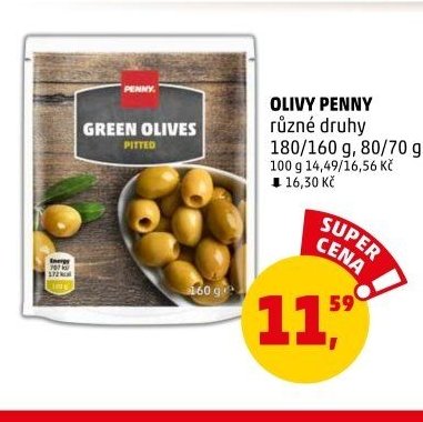 OLIVY PENNY různé druhy