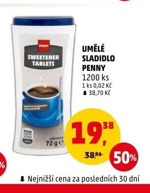UMĚLÉ SLADIDLO PENNY