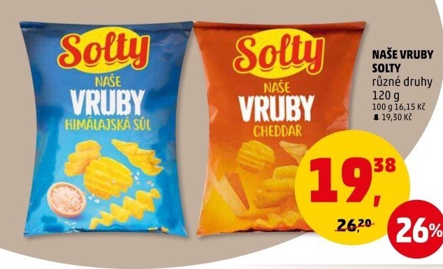 Brambůrky Naše Vruby Solty
