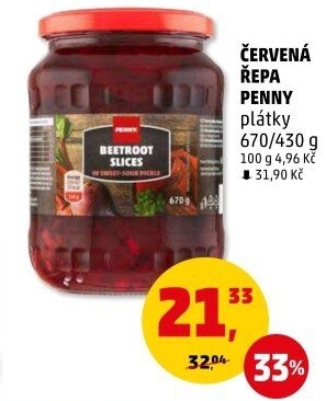 Červená řepa Penny