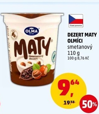 Dezert Olmíci Maty Olma
