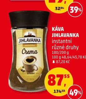Instantní kávy Jihlavanka