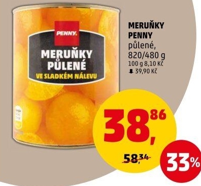 Kompot meruňky Penny