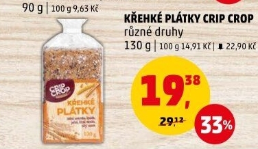 Křehké plátky Crip Crop