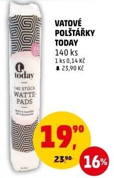 Odličovací tampony Today
