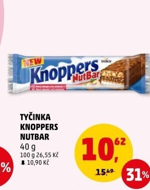 Oplatky Knoppers NutBar Storck
