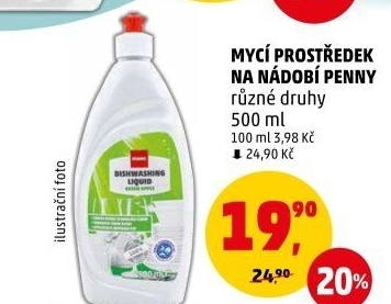 Prostředek na nádobí Penny