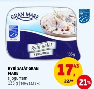 Salát rybí s jogurtem Gran Mare