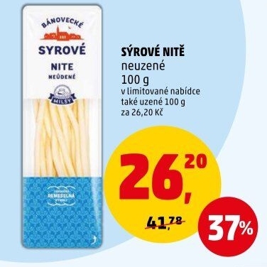 Sýrové nitě Bánovecké Milsy