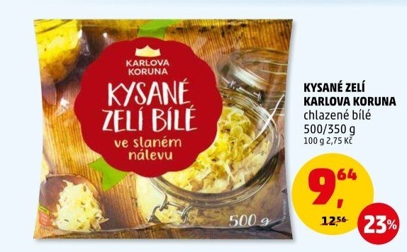 Zelí bílé kysané Karlova Koruna