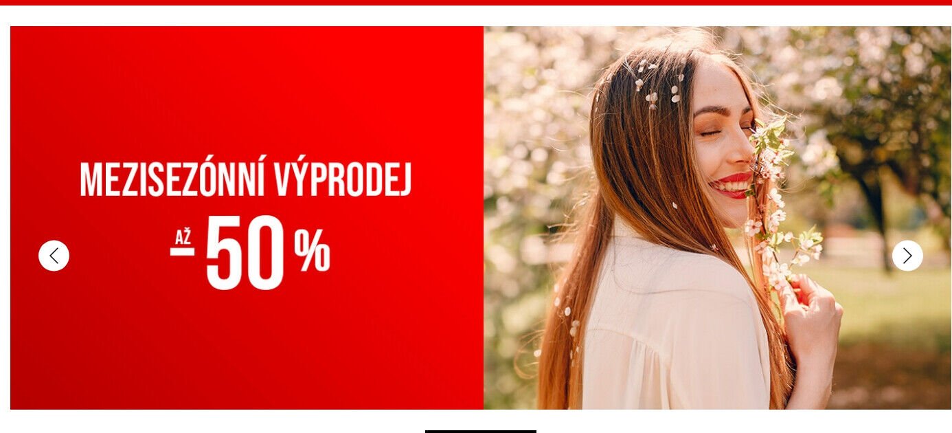 Mezisezónní výprodej až -50 %