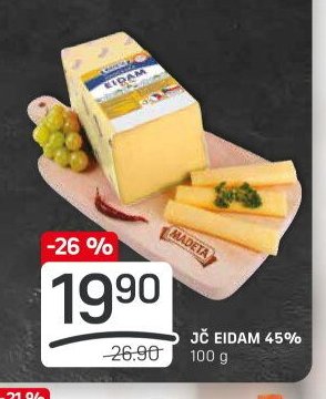 JČ EIDAM 45% 100 g
