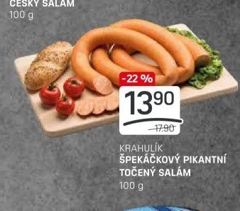 KRAHULÍK ŠPEKÁČKOVÝ PIKANTNÍ TOČENÝ SALÁM