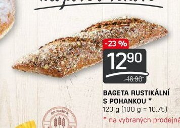 BAGETA RUSTIKÁLNÍ S POHANKOU