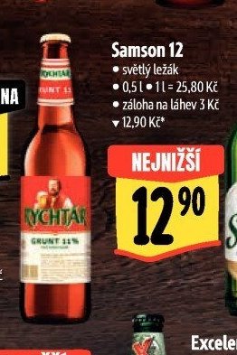 Rychtář 11 světlý ležák 0,5l