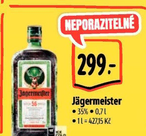 Bylinný likér Jägermeister