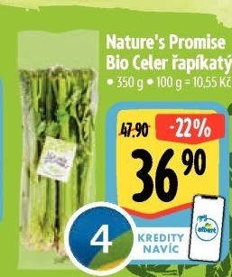 Celer řapíkatý bio Nature'