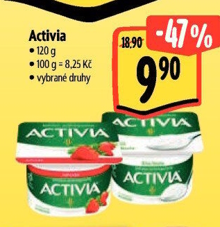 Jogurt ochucený Activia Danone