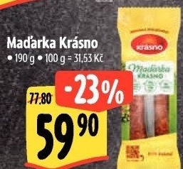 Klobása Maďarka Krásno