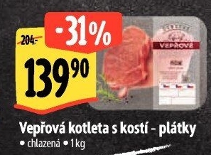 Kotleta vepřová s kostí