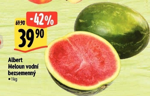 Meloun vodní bezsemenný Albert