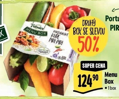 Menu box Portugalské kuře Piri Piri Albert