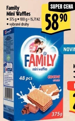 Mini oplatky Family Karmela
