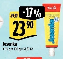 Mléko kondenzované Jesenka Tatra