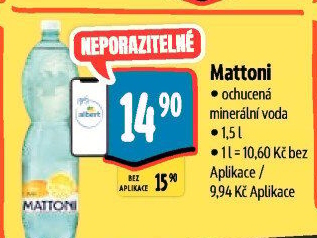 Ochucená voda Mattoni