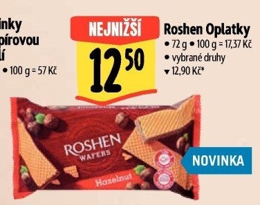 Oplatky Roshen