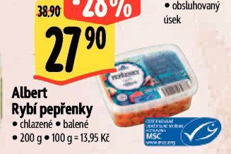 Rybí pepřenky Albert